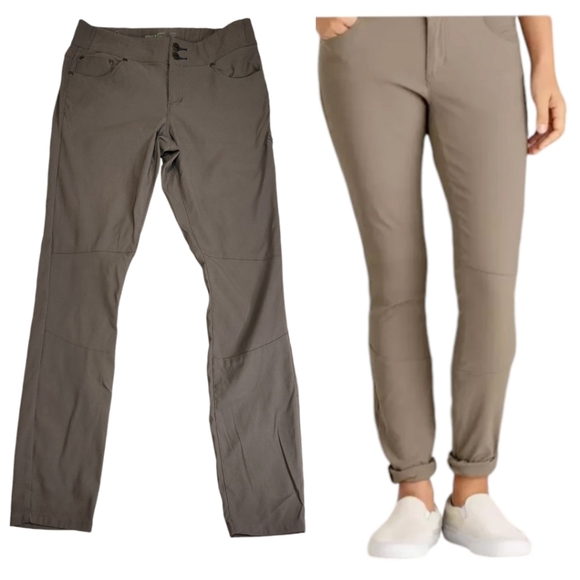 Toad&Co Pants - Toad&Co. Debug Flextime Skinny Pant Women's Medium Size 10 Taupe